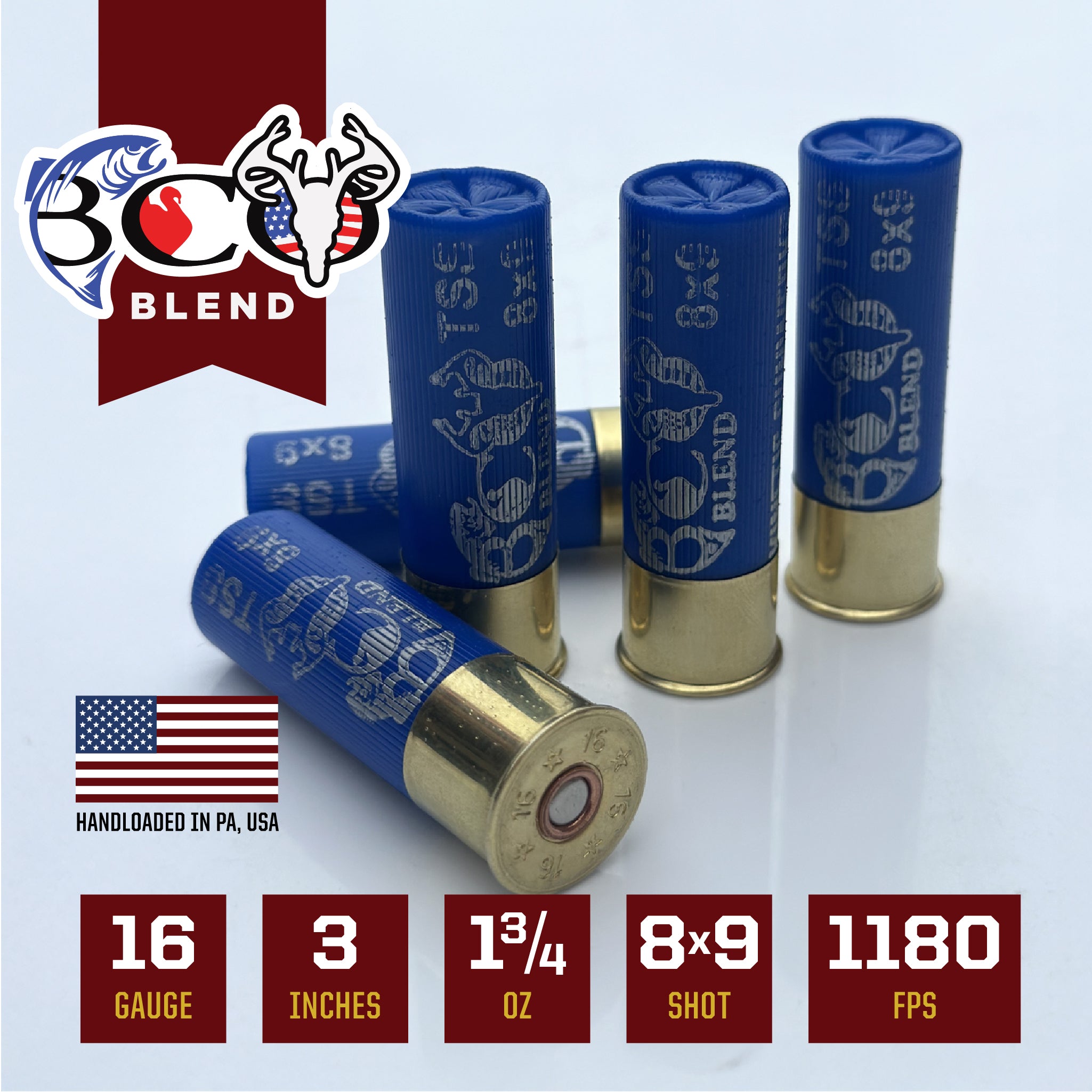 16ga BCO Blend TSS 8x9 Shotgun Shells (Box of 5)